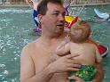 Daddy and Josh in Kiddie Pool1